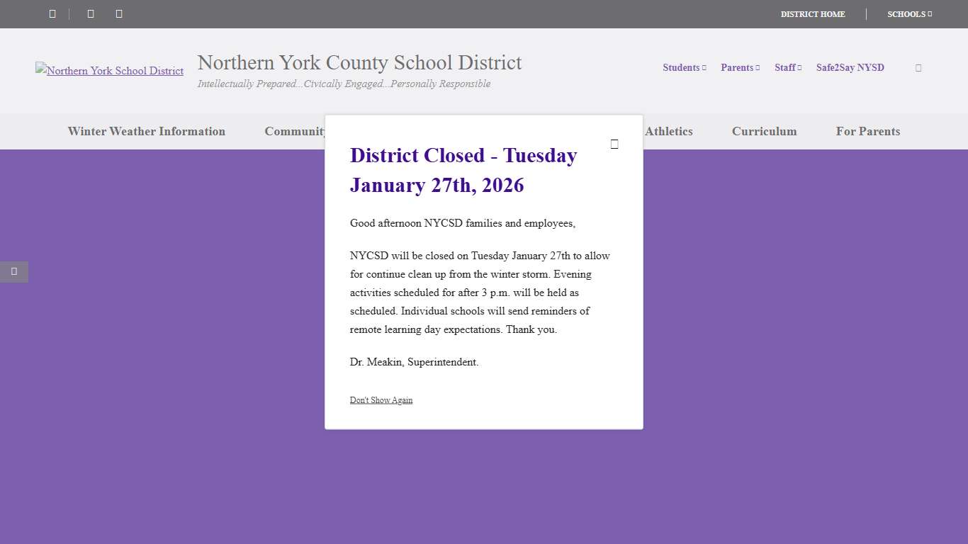 Home - Northern York School District